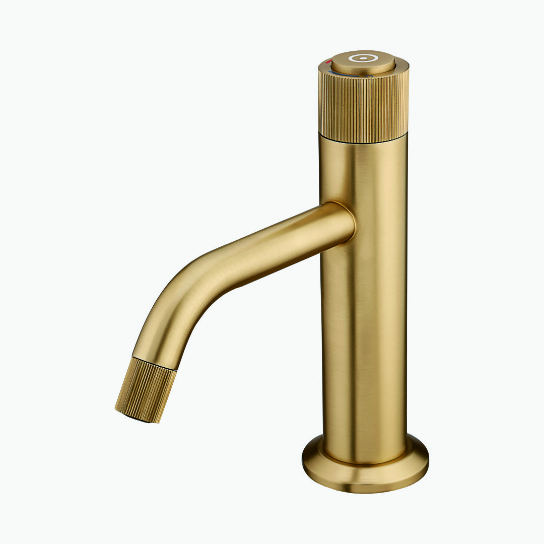 Luxury base mounted faucet for modern bathrooms – premium brass tap by Carolieto